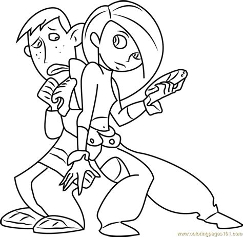Kim Possible Coloring Pages At Getcolorings Com Free Printable