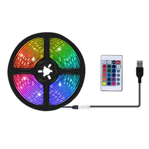 3ft Led Strip Lights Rgb 5050 Led Strips With Remote Controller Color