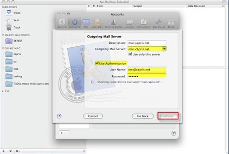 Configuring Mac Mail For Imapsmtp Capris Group Knowledge Base