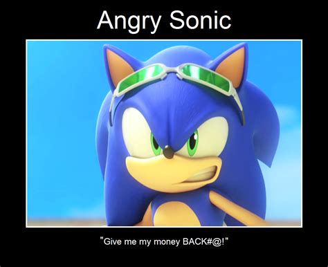 Angry Sonic By Nyafaker On Deviantart