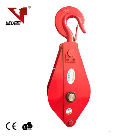 Wire Rope Pulley Block Snatch Lifting Pulley Weight Construction Pulley