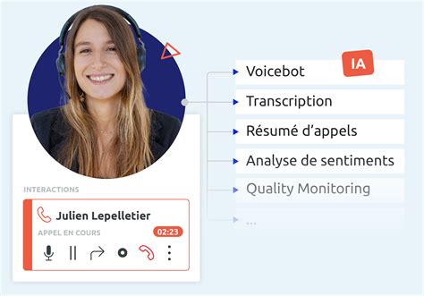 Logiciel De Centre Dappel Cloud Augmenté Par Lia Diabolocom