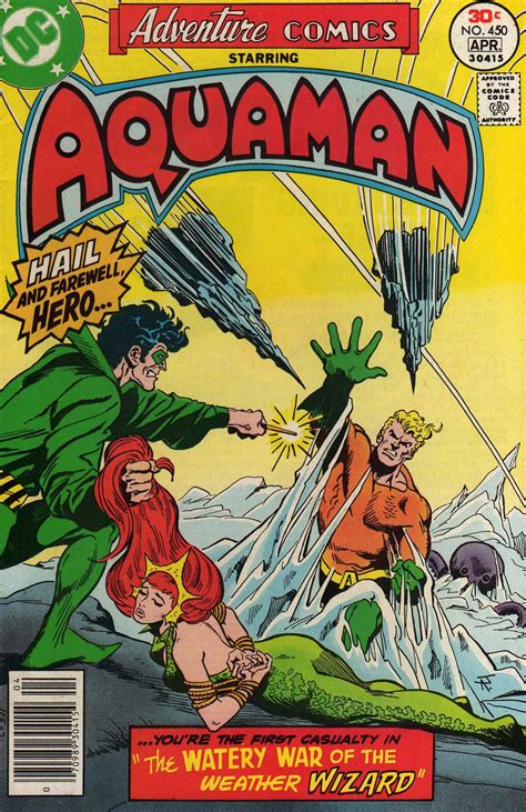 Aquaman And Mera In Adventure Comics Vol 1 450 Cover By Jim Aparo