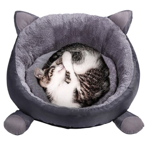 Cat Bed For Large Cat Small Dogs Plush Cat Sofa Bed Cave House Dog Pet
