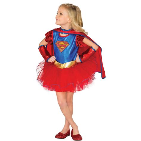 Supergirl Child Deluxe Tutu Dress Halloween Costume