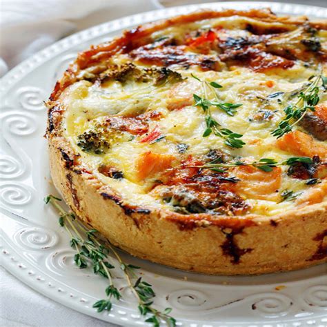 Smoked Salmon And Vegetable Quiche Massy Stores Trinidad