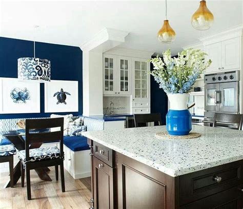 Make a beach tile mural blue kitchen cabinets kitchen cabinet colors painting kitchen cabinets kitchen paint kitchen. 167 best images about Nautical Kitchens on Pinterest ...