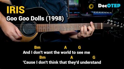 Iris Goo Goo Dolls Easy Guitar Chords Tutorial With Lyrics The