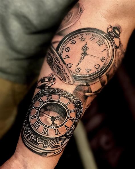 Https://tommynaija.com/tattoo/grandfather Clock Tattoos Designs