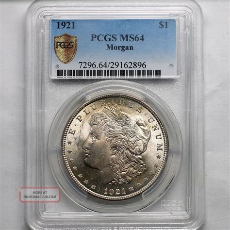 1921 Liberty United States Philadelphia Silver Morgan Dollar 1 Coin
