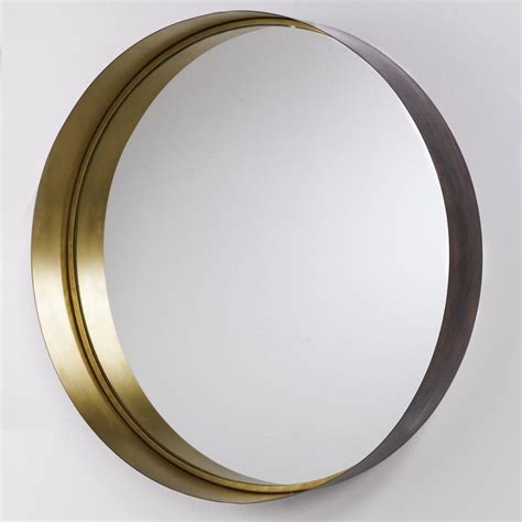 Capital Lighting Round Decorative Metal Frame Mirror Brushed Bronze