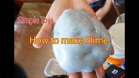 How To Make Slime With Tide Atm Glue Water Food Color And Shower