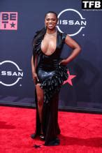 Kandi Burruss Sexy Seen Flashing Her Areola At The Bet Awards In Los