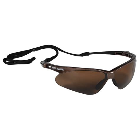 kleenguard v30 nemesis polarized safety glasses 28637 polarized brown lenses brown frame