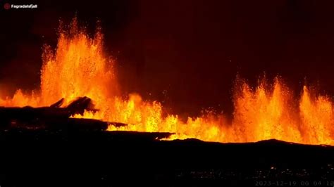 Iceland Volcano Eruption 2023 Weeks After Thousands Were Evacuated From Grindavik On Reykjanes