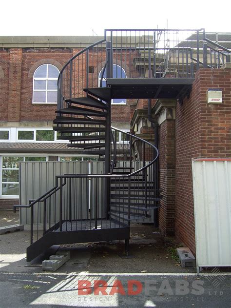 Steel Fabricators Of Balconies Staircases Custom Made Spiral External