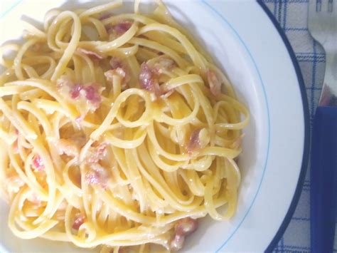 pâtes à la carbonara la vraie recette pause café