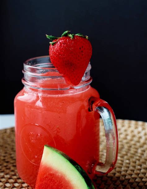 Watermelon Strawberry Lemonade Recipe Unique Summer Cocktails