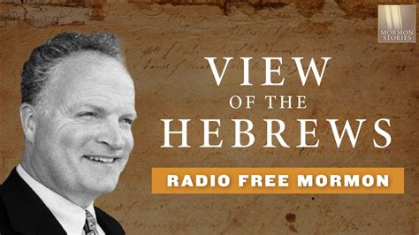 1404 View Of The Hebrews And The Book Of Mormon A Review By Radio