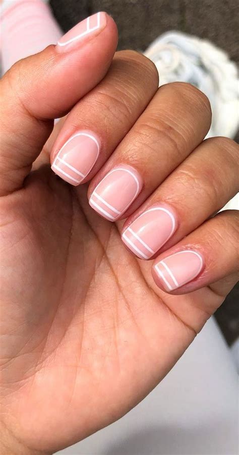 47 Beautiful Nail Art Designs And Ideas Cute White Outline Nails