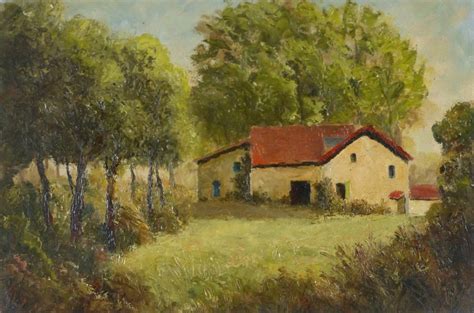 Jean Gil Sauldubois Vintage French Landscape Painting At 1stdibs