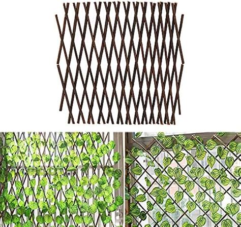 Pcs Natural Willow Trellis Expandable Trellis Garden Lattice Plant