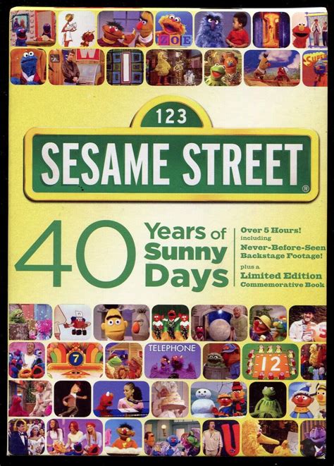 Sesame Street 40 Years Of Sunny Days R1 2 Disc Set Dvd Ebay