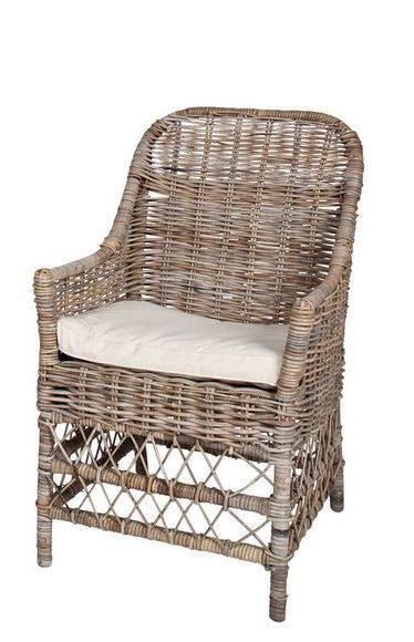 Wicker dining chairs offer an affordable way to add a designer element to your dining area. Henry Dining Arm chair - Greige Design | Side chairs ...