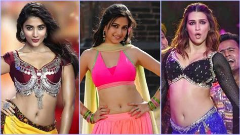Pooja Hegde Kriti Sanon And Kriti Kharbanda S Hottest Belly Curve Moments To Inspire You To Hit