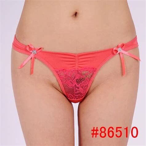 Free Shipping Brand Sexy Lady Bikini Women Satin String Panties Female Girl Underwear Nylon