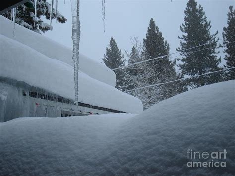 Lake Tahoe Snow Storm 2008 3 Of 12 How Many Feet Will The Roof Endure