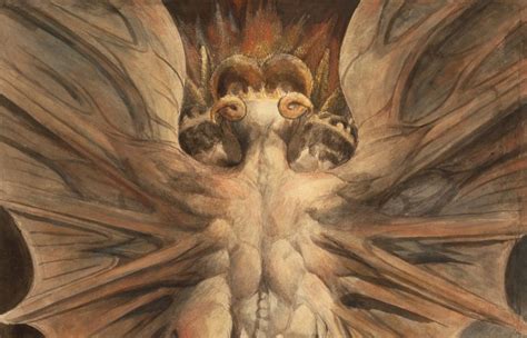 William Blakes Demonic Red Dragon Dailyart Magazine