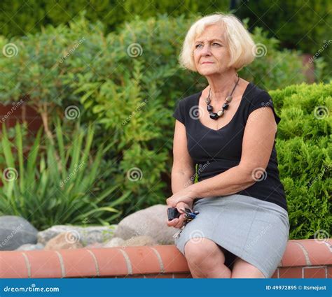 Mature Blonde Woman Stock Image Image Of Aged Attractive 49972895