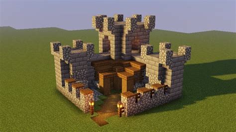 Small Castle Minecraft Minecraft Castle Minecraft Houses