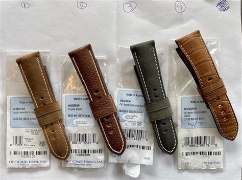 Fs Panerai Oem Straps 26mm And 27mm Firenze Brown Gold Jv More