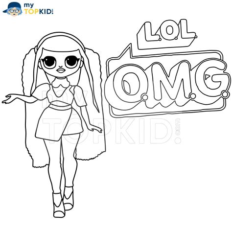 Omg Lol Doll Colouring Pages Kidsworksheetfun