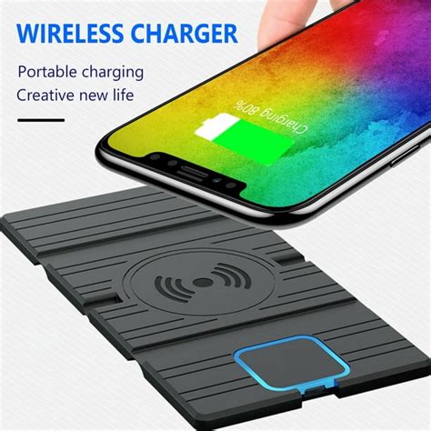 Qi Wireless Car Phone Charger Charging Pad Mat For Iphone Samsung