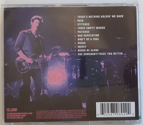 Shawn Mendes Mtv Unplugged Cd Record Shed Australias Online