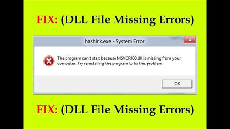 How To Fix All Dll Files Missing Error In Windows Pc Windows