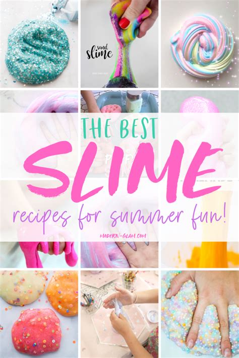 The Best Slime Recipes Perfect For Summer Modern Glam
