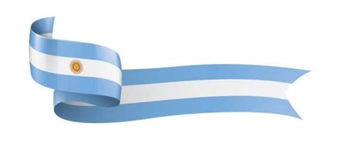 Bandera De Argentina Ondeando Al Viento