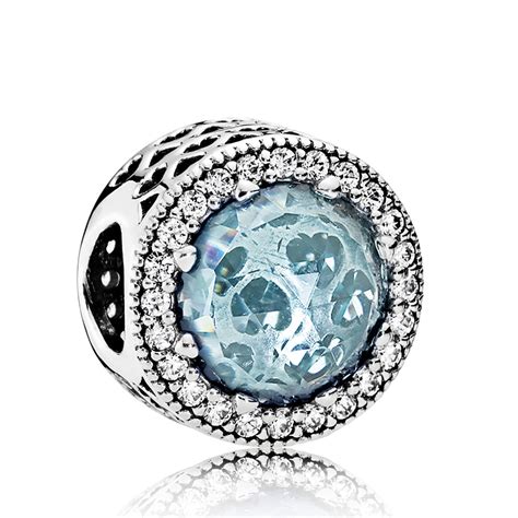 Pandora Radiant Hearts Blue Crystals And Cz Charm 791725ngl Ben