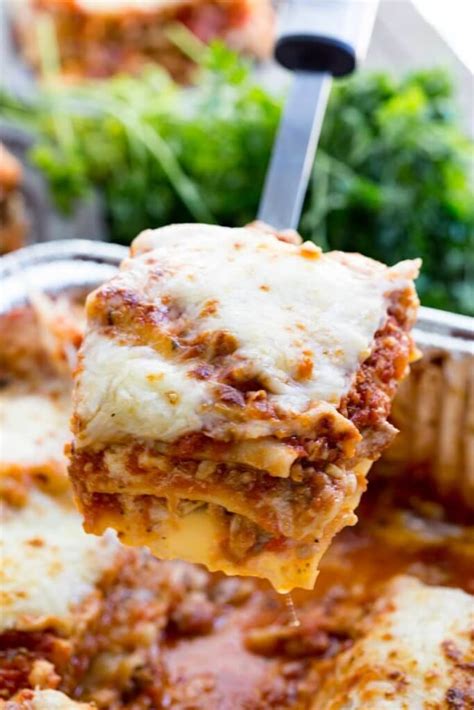 How To Make A Traditional Lasagna Recipe Easy Peasy Meals