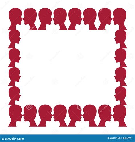 Face frame stock vector. Illustration of card, colors - 60007169