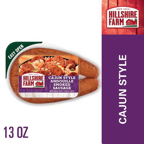 Hillshire Farm Cajun Style Andouille Smoked Sausage 13 Oz Brickseek