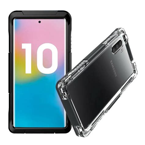 For Galaxy Note 10 Plus Waterproof Clear Caserugged Bumper Full Body