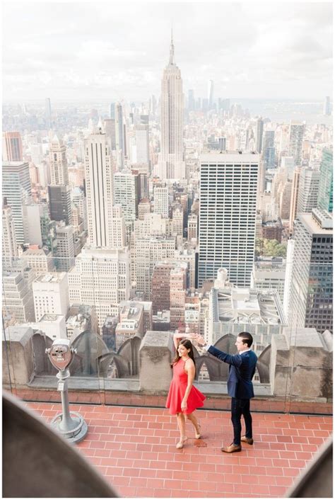 new york city public library and top of the rock engagement nicole and mike jenniferlarsenphoto