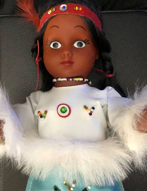 Vintage Native American Doll Etsy