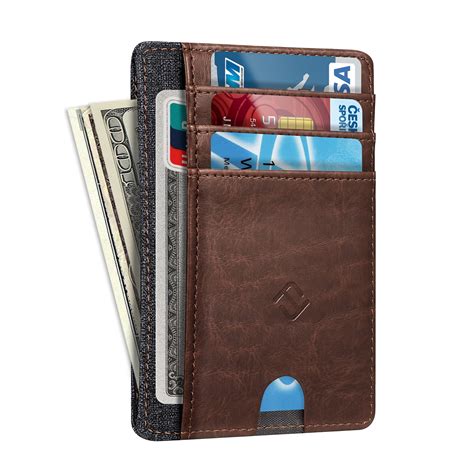 Buy Fintie Rfid Credit Card Holder Minimalist Card Cases And Money Organizers Front Pocket Wallet