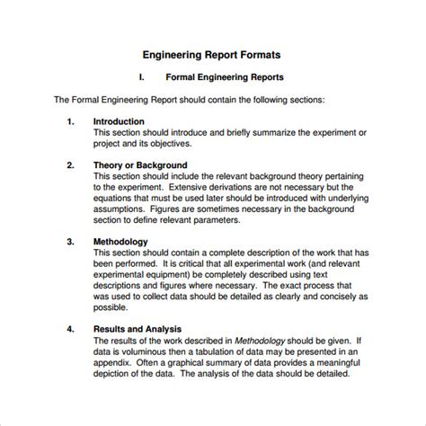 Free 17 Sample Engineering Reports In Pdf Ms Word Pages